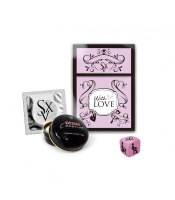 Art LKD Love Kit 01 :: Exclusive For Lovers | Dado + Candle + Preservativo