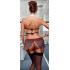 Art 4063 - Disfraz Erótico Conjunto Secretaria HOT , con Tanga,  Portaligas y medias