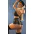 Art 4075 Conjunto 2 Piezas con tanga y medias 