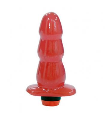 Plug Escalonado Jelly con Vibrador